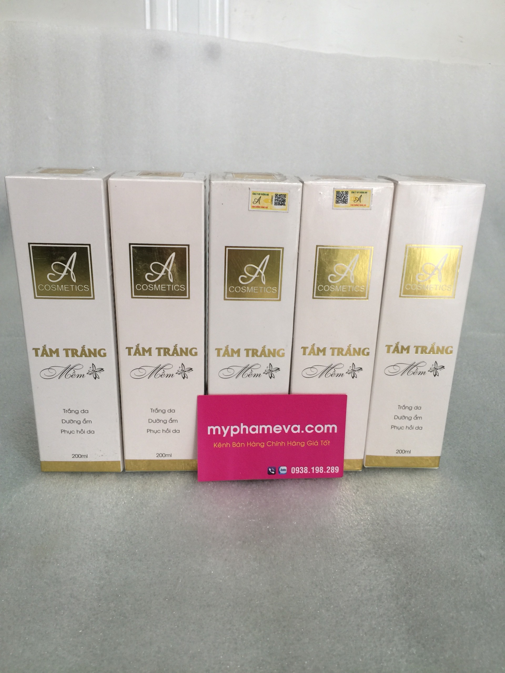 KEM TẮM TRẮNG A COSMETICS Dưỡng Thể-1